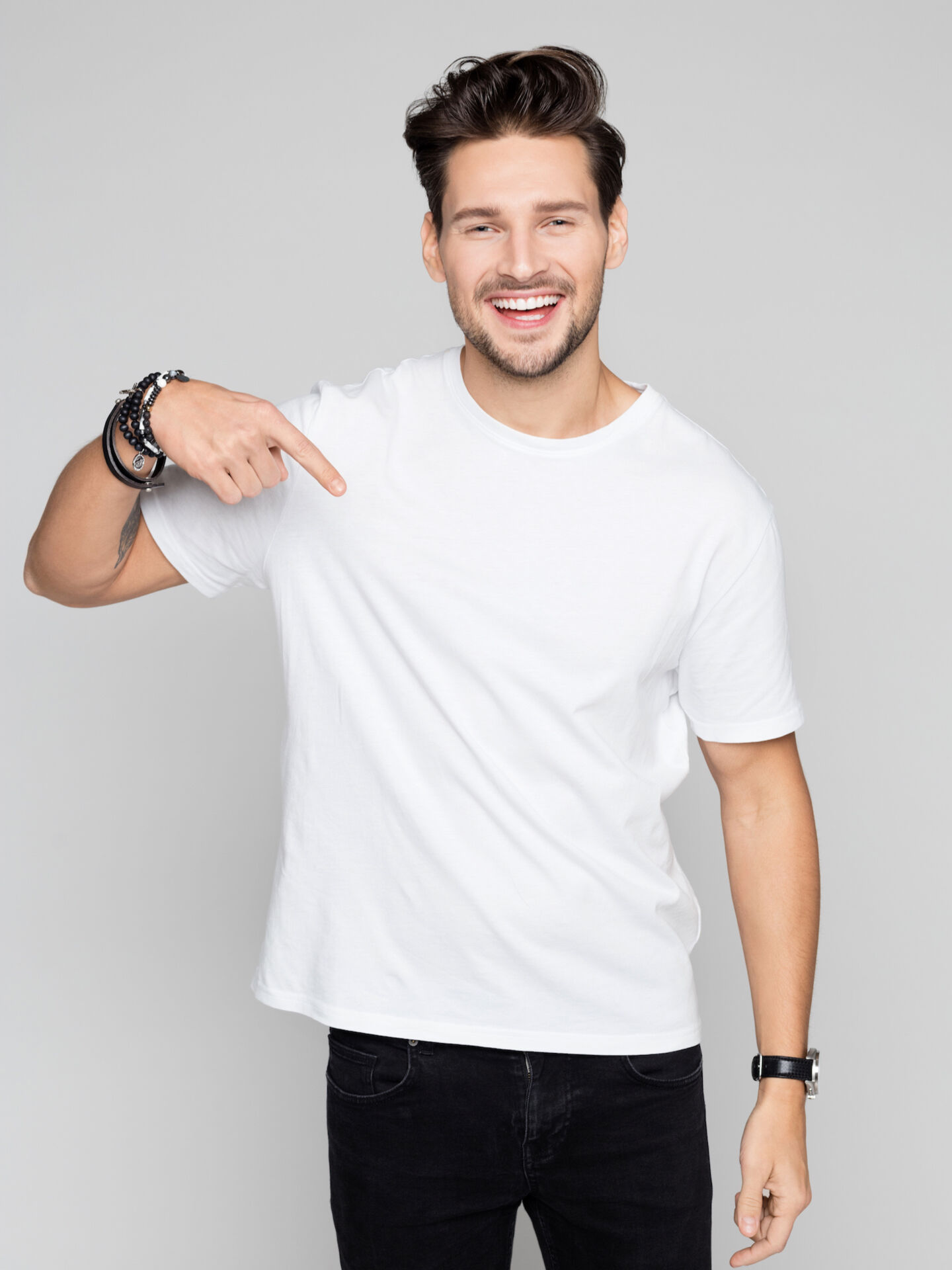 Plain White Shirt large