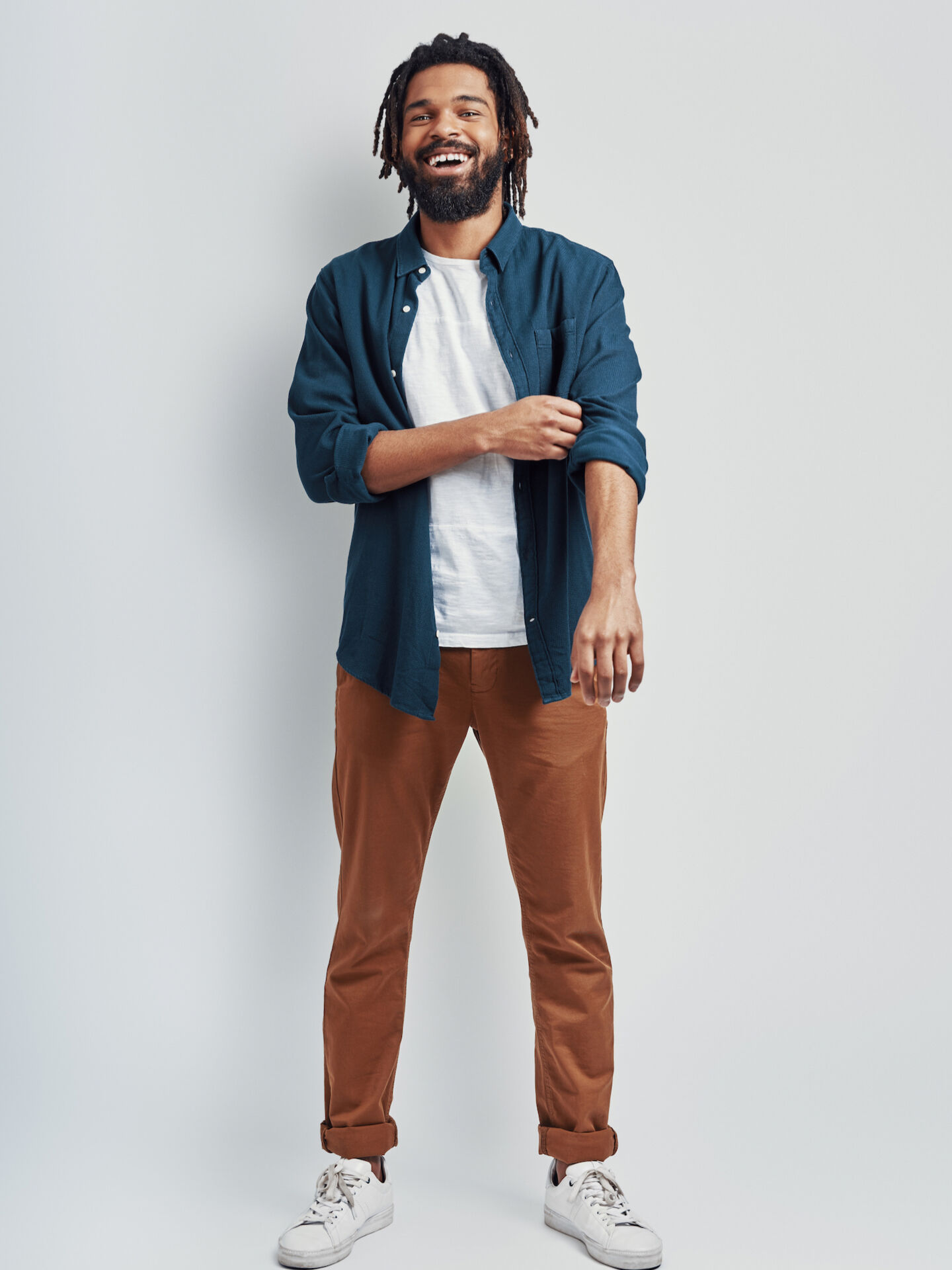 Regular Brown Jeans large